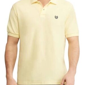 Chaps Light Yellow Polo Shirt for Men